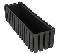 KOTARBAU® Jardinières Extérieure - Plastique - 58x18x16 cm - Gris - Pot de Fleur - Rectangulaire - Bac à Fleurs - Jardinière Balcon - Pot de Fleur Extérieur - Facile à Nettoyer