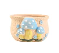 Jardinière de champignons colorés, jardinière de champignons avec drainage