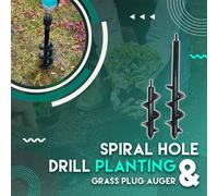 Jardinière De Jardin En Spirale, Foret En Spirale, Ampoule De Fleur, Tige Hexagonale, Tarière De Jardin, Literie, Plantation, Outils De Creuser Des Trous