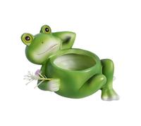 Jardinière de jardin ouaouaron pour plantes grasses - Récipient d'intérieur - Décoration de table en forme de grenouille