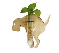Jardinière de Propagation Murale, Terrarium végétal avec Support en Bois - Vases de Propagation Supports décoratifs pour propagées | Station de Propagation de l'eau, jardinière Murale intérieure pour