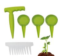 Jardinière de semis - Outils de plantation de graines, jardinière manuelle pour semis, 14 élargisseurs de semis, entretoises de jardinage réglables, outils de pelouse manuels pour plantes organisées
