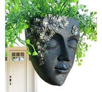 Jardinière de tête de succulente, jardinière Murale en résine |Jardinière Murale en résine, Vase de succulentes et Mignonnes | Pot de Mural, Pot de Fleurs intérieur et extérieur,