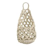 Jardinière décorative en - Panier mural compact, support de présentation pour d'intérieur, style bohème, organiseur de économe en espace, cintre en corde de coton avec