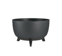 Jardinière d'extérieur Mica Decorations Doppio Anthracite Plastique H20.5xl40xL40cm