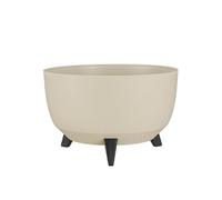 Jardinière d'extérieur Mica Decorations Doppio Beige Plastique H20.5xl40xL40cm