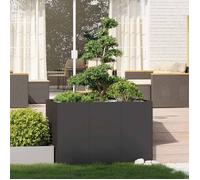 Jardinière d'extérieur - UGM - Pot & cache-pot - noir 120x80x80 cm acier LH5679473