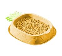 Jardinière d'herbe à chat pour chats d'intérieur | Kit de culture sans sol | Plateau de germination de plantes en forme d'ananas, pot de culture d'herbe de blé pour chat d'intérieur