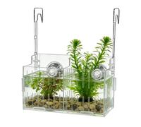 Jardinière, Double Crochet pour, Support de Vigne sous-Marine, Support de Mousse d'aquarium pour Affichage d'aquarium, système de Suspension d'étagère d'angle, Accessoire