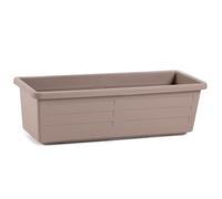 Jardinière - EDA Plastiques - Miami - Taupe - 50 cm - 10 Litres - Rectangulaire