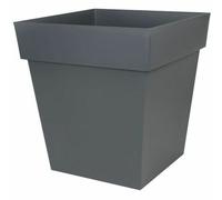 Jardinière EDA Toscane Gris foncé Carré Ø 50 cm