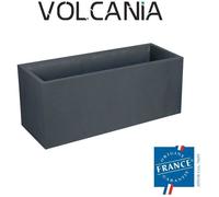 Jardinière anthracite - longueur 100 cm - 98 litres - Volcania 13731 EDA PLASTIQUES