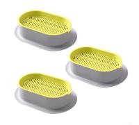 Jardinière élégante pour chat avec des caractéristiques innovantes pour garder vos animaux de compagnie choyés avec des légumes verts frais toute l'année (gris + vert fluo)