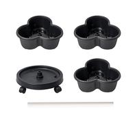 Jardinière empilable, tour de jardin verticale empilable, conteneur avec roues amovibles et kit d'outils, système de culture de pots de fleurs pour intérieur et extérieur