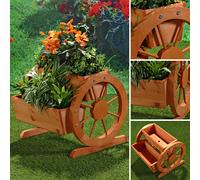 Jardinière en bois Banc de jardin Jardinière avec treillis Arceau à rosiers m