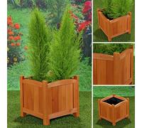 Jardinière en bois Banc de jardin Jardinière avec treillis Arceau à rosiers m