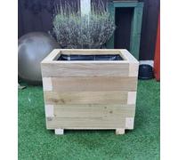 Jardinière en bois traité pour jardiner en plein air, pour planter des fleurs et des légumes