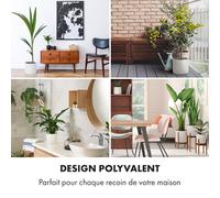 Jardinière en fibre de pierre pour intérieur/extérieur