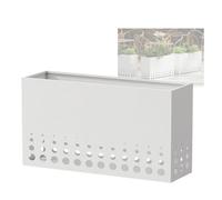 Jardinière en métal avec cloisons épissées pour jardin extérieur et restaurant commercial séparateur de table