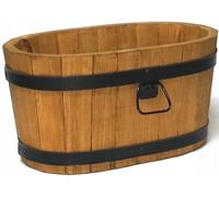 Jardinière en pin 50x29xH26 k. chêne