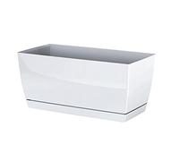 Jardinière en plastique Coubi Case P blanc 39 (L) x 19 (l) x 18,2 (H) cm