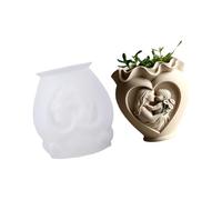 Jardinière en silicone en forme de cœur pour travaux manuels, bijoux faits à la main et décoration de la maison, motifs réutilisables, fabrication de bijoux en silicone
