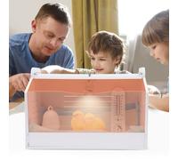 Jardinière entièrement automatique pour poulets, canards, oiseaux, petits animaux 48 x 30 x 30 cm