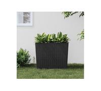 Jardinière et intérieur amovible marron 12 /44 L rotin PP bac à fleurs vidaXL