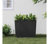 Jardinière et intérieur amovible marron 12 /44 L rotin PP bac à fleurs vidaXL