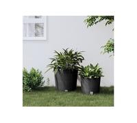 Jardinière et Intérieur Amovible Pot de Fleurs Bac à Plante Rotin PP vidaXL