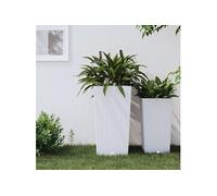 Jardinière et intérieur amovible anthracite 11/26,5 L rotin PP vidaXL