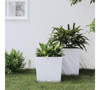 Jardinière et Intérieur Amovible Pot de Fleurs Bac à Plante Rotin PP vidaXL