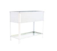 Jardinière extérieure - 850x1200x600 - 2 niveaux Blanc - SIMON RACK - 8435104986844