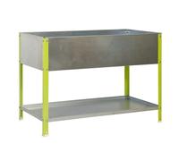 Jardinière extérieure - 850x900x400 - 2 niveaux Vert/Galvanisé - SIMON RACK - 8435104941508