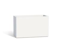 Jardinière Flowerpot en résine Rectangulaire 80X35 CM Blanc