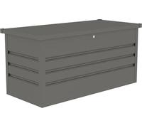 Jardinière G21 Denver 400 L, gris métallisé