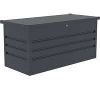 Jardinière G21 Denver 400 L, métal anthracite