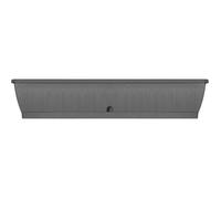 Jardinière - GARDEN ID Terraflor - Anthracite 100 cm - Solidité - Réserve d'eau - Recyclé & 100% recyclable - Volume pour plantes.