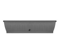 Jardiniere - Garden Id Terraflor - Anthracite 80 Cm - Solidité - Réserve D'eau - Recyclé & 100% Recyclable - Volume Pour Plantes.