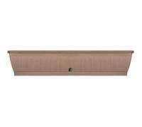 Jardiniere - Garden Id Terraflor - Taupe 100 Cm - Solidité - Réserve D'eau - Recyclé & 100% Recyclable - Volume Pour Plantes.