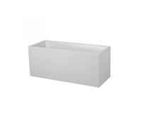 jardiniere graphit 100cm - contenance 97,6l - blanc cérusé