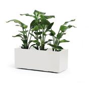 Jardinière GREENER KEBE 100 CM Blanche
