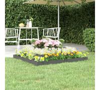 Jardiniere Gris 110x110x27 Cm Bois Massif De Pin