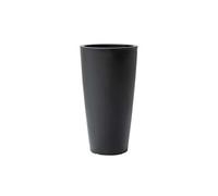 Jardinière haute ronde Tremont noir onyx