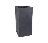 Jardinière haute Volcania carrée anthracite 31 L double paroi