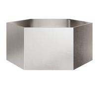 Vidaxl Jardinière Vert Olive Hexagone 104x90x45 Cm Acier