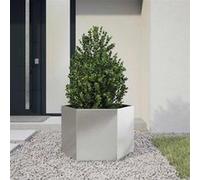 vidaXL Jardinière Hexagone 69×60×45 cm Acier inoxydable