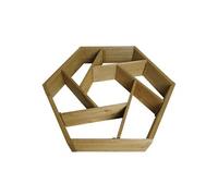 Jardinière MENDLER HWC-L70 carrée 100x87cm Outdoor sapin bois brun G