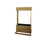 Jardinière Hwc-L72, Bac À Fleurs, 145x85x50cm Outdoor Sapin Bois Mvg, Brun Marron