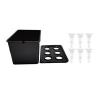 Jardinière hydroponique - Système de culture hydroponique sans terre - Kit de culture hydroponique à 6 trous - Pour légumes, fleurs, fruits, intérieur et extérieur, jardin, serre, ferme, arrière-cour